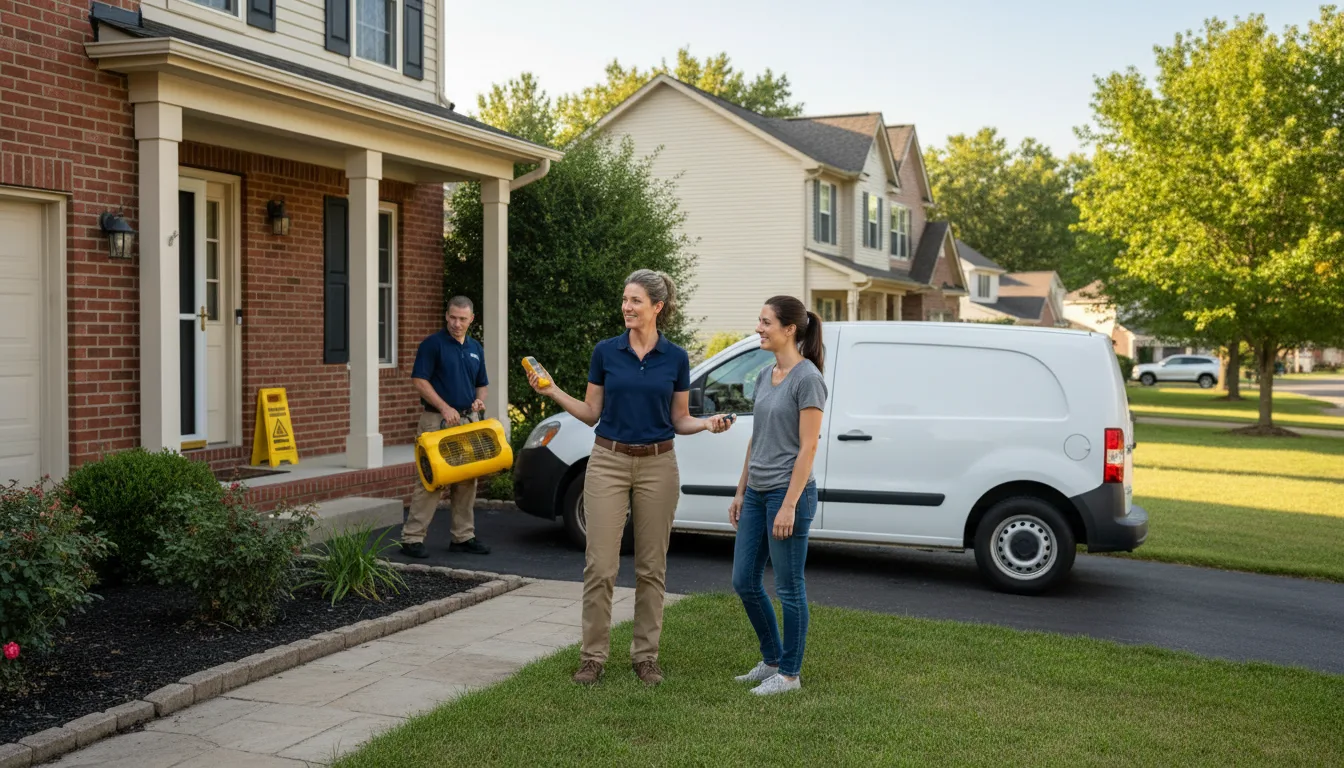 Water restoration image for Water Damage & Restoration Services in Rombauer, MO